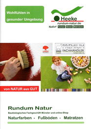 Rundum Natur Produktbroschüre Nachhaltige und umweltfreundliche ökologische Produkte für Bauen und Wohnen