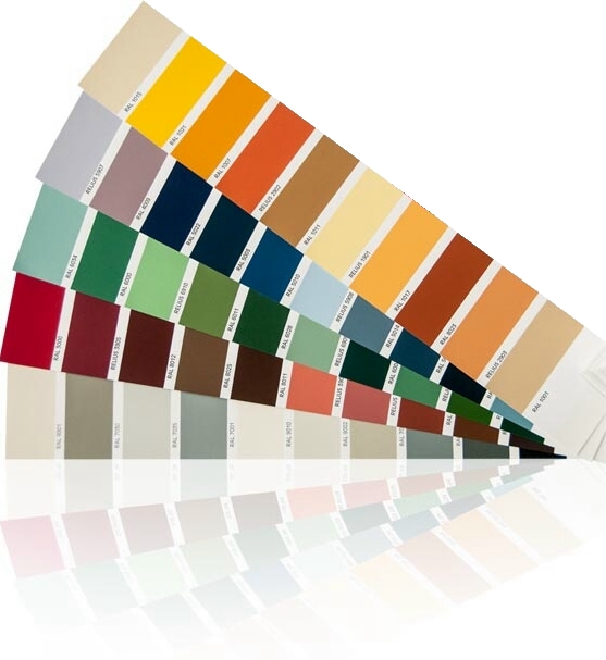Farbfächer für Leinos Wandfarben, Decklacke und Wandlasuren